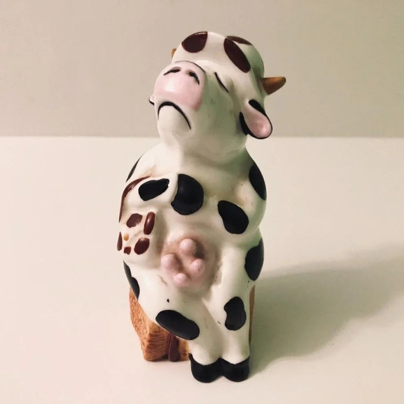 Brian Wood Studios Cheeky Devils Cow Figurines Ceramic Lot  of 2 - Picture 11 of 16